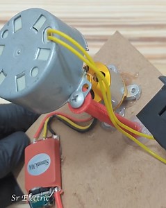 How to Generate 220V AC from 8V DC Using a Synchronous Motor! | SR Electric