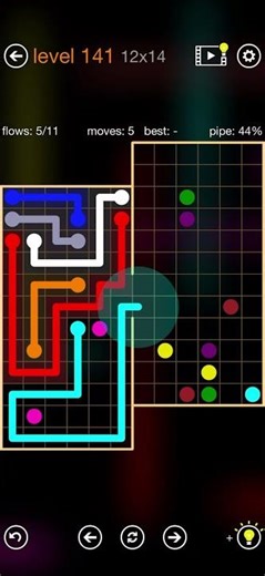 Flow Free - Rectangles - Shifted Pack - Level 141 (12x14+)