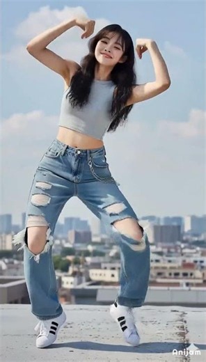 AI Girl Dance That Looks Too Real 🤯🔥#ai #aigirldance #aivideo #viral #viralvideo #music #dance #girl