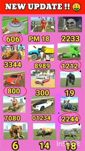 sceat all cheat code indian bike driving 3D #shortvideo