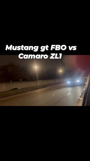 2011 mustang gt FBO walks away from Camaro ZL1 1LE. Camaro boys hurt behind this one #explorepage #fypシ #ford #mustang #zl1 #camaro | Jeremie Hunter