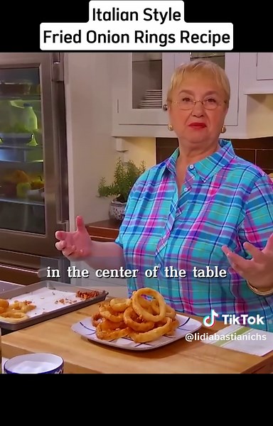 Delicious Italian Style Fried Onion Rings Recipe