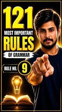 Rule No. 9 of 121 Most Important Rules of Grammar for all Competitive Exams || Ft. Roshan Sir #ssc