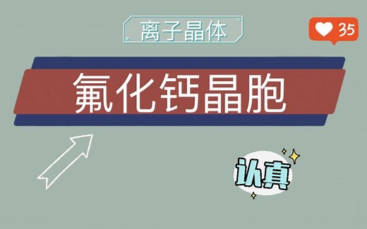 高中化学物质结构基础——离子晶体之氟化钙晶胞CaF2