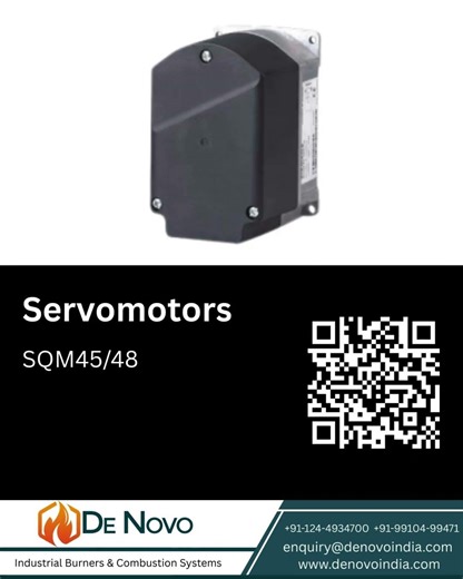⚙ Servomotors SQM45 / SQM48 – Precision Control for Industrial Burners