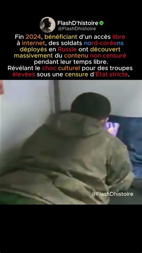 Soldats nord-coréens face au contenu non censuré.