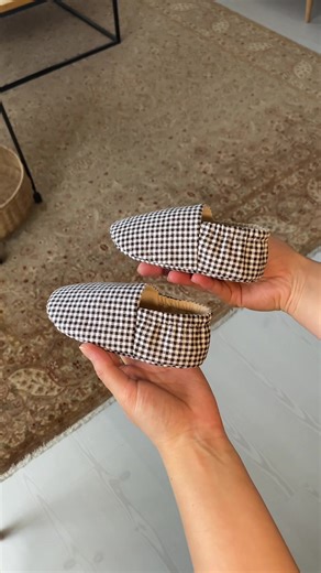 Just finished sewing the 2-year size BABY SHOES and I’m obsessed. This pattern is coming very soon to my shop… from newborn all the way to toddler. Stay tuned 🤍 #sewingtok #easysewing #sewingpattern #sewingideas #beginnersewing