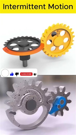 ​How Gears Work​Geneva Drive Mechanism​3D Mechanical Animation #short #video #treading