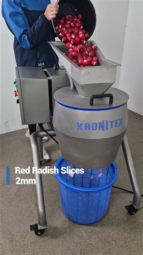 🔪 Rotary Cutter RC250 – Red Radish Slicing