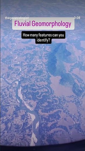 Fluvial Landforms #fluvial #thegeoecologist #landforms #viralshorts #shorts