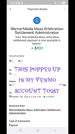 Got surprise money today in my Venmo account! #classaction #discoveryplus #venmo | Rebekah Davis-Matthews | Facebook