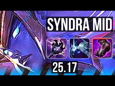 SYNDRA vs ZED (MID) | 700+ games | KR Grandmaster | 25.17