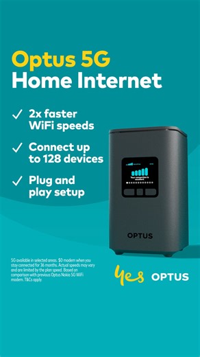 Looking for a great value internet alternative? Optus 5G Home...