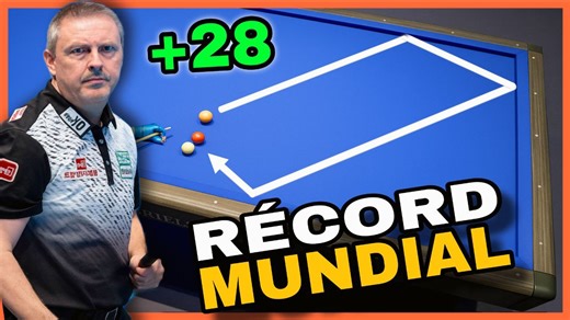 ❓¿Te imaginas hacer 28 carambolas seguidas sin fallar ni una sola? En este video verás cómo Frédéric Caudron, una leyenda del billar 3 bandas, logró el récord mundial de carambola, dejando al público sin palabras. Prepárate para disfrutar una demostración de precisión, control y genialidad que hizo historia en el billar profesional. 🔥 | MrFortino 3 Bandas