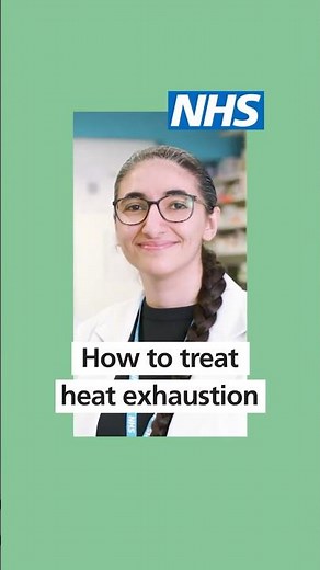 How to treat heat exhaustion | @pharmacistv NHS #shorts