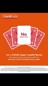 No tricks. No hidden terms. Just a bonus that keeps on growing. Introducing the Infinite Super Loyalty Bonus with ICICI Lombard’s Elevate Health Insurance. More coverage on your Sum Insured, every year — because your loyalty deserves more than just words. #ICICILombard #NibhayeVaade #ElevateHealthInsurance #SuperLoyaltyBonus #SumInsured | ICICI Lombard