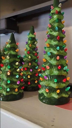 Ceramic Christmas tree Set | Christmas tree decorations | Christmas Decor for mantel