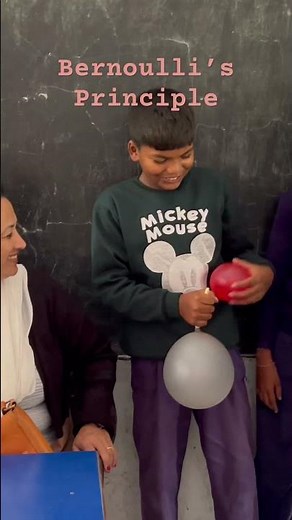 Demonstration of Bernoulli’s Principle Using a Balloon and a Straw