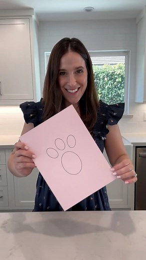 A new tradition for your family! 🐰BUNNY FOOTPRINTS!🐰You can find the free bunny footprint stencil on my website under “FREE PRINTABLES” (make sure to print it on cardstock) #familytradition #eastertradition #momhack #easterbunny #toddlermom | The Bast Family