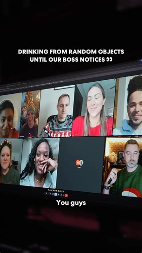 Pranking our boss before the holidays? It just makes sense for the Social Team 😌 Eggnog, mulled wine, beer, coquito, coffee, or tea? Which holiday bevvie are you reaching for this season? | Virgin Voyages