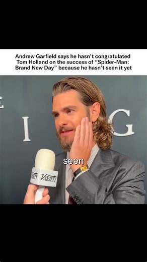 Andrew Garfield hasn’t seen the new Spider-Man Movie 😅