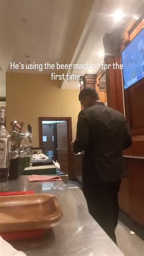 2.2K views · 5 comments | He's using the beer machine for the first time. #instagram #viral #viralvideos #reelsinstagram #gymlife #photo #photography #beer #beerislife | Kesar Ali | Facebook