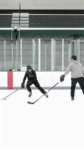 X-Factor Hockey on Instagram: "Use this simple drill to work on creating space from the defensive player while maintaining speed and puck control 🚨 ✅ Enter move with a wide base ✅ Whether it’s forehand to backhand or backhand to forward… make sure the puck is pulled outside of your body and away from the defensive players reach. . . . . . #hockeytraining #hockeydevelopment #texashockey #hockeyskills #hockeydrills"