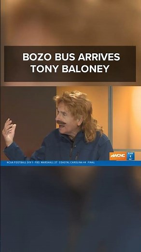 The Bozo Bus: Tony Baloney visits WCNC Charlotte
