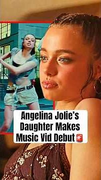 Angelina Jolie’s Daughter Makes Music Vid Debut #shorts #shilohjolie #angelinajolie