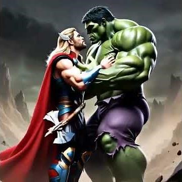 Thor and Hulk kissing each other 🤣😂#viralshort #funny #trending