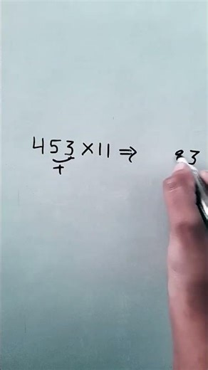 shortcut trick for multiplying any number by 11: