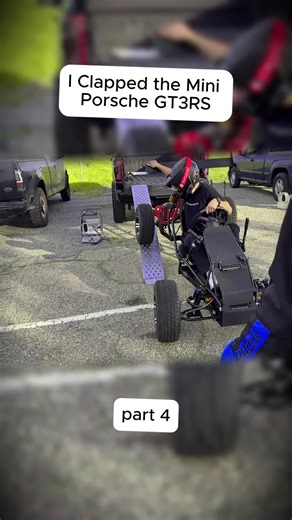 I Clapped the Mini Porsche GT3RS #suronster #motobike #fyp #viral #ilovetiktok