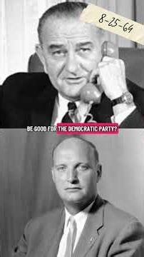 LBJ: Backlash On Seating & Edith Green Motion (LBJ & John Bailey) 8-25-64