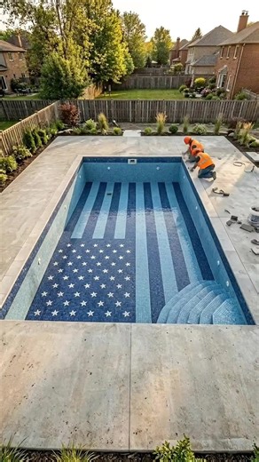 Dated backyard pool ➡️ Modern oasis. 🌴💦 The most satisfying transformation you’ll see today. This needed a serious upgrade! Would you swim here? #poolrenovation #backyardgoals #homerenovation #satisfying #beforeandafter