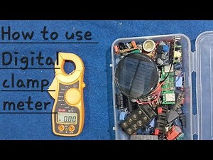How to use Digital clamp meter MT87