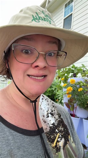 Millennials in the garden… At least my neighbors know I’m fun… or bananas 😂 #gardentok #ResistanceGarden #pinkponyclub