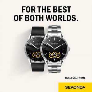 Introducing the Sekonda Hybrid Smart Watch - where classic design meets modern technology. Enjoy features like step tracking, heart rate monitoring, and call notifications. Plus, enjoy Free delivery over £40, a free extra strap with any Hybrid purchase, as well as a 2 year guarantee. | Sekonda