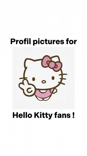 Hello Kitty Profile Pics - Cute and Fun Avatar Ideas