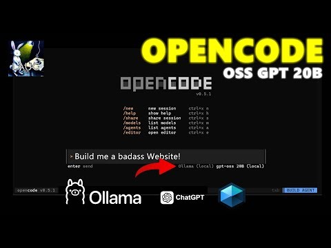 OPENCODE WITH OSS-GPT 20B BUILDING WEBSITE?
