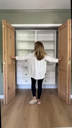 Modular Closets on Instagram: "This extra closet was not being maximized at all! We upgraded to this amazing closet system and the before and after is hard to believe. Truly a worthwhile investment and transformation. #diy #closet #renovation #organization"