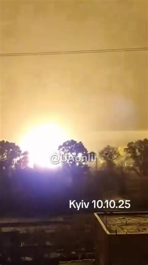 17K views · 460 reactions | This is what the Russian strikes on an energy facility in Kyiv looked like. Putin’s forces targeted infrastructure yet again, leaving civilians to face blackouts and fear. | Kyiv Post | Facebook