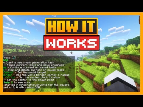 HOW PREGENERATION WORKS with Chunky in MINECRAFT