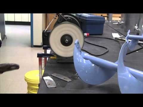 Sharpening ice fishing hand augers - Foolproof method