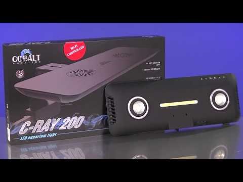 LiveAquaria® Diver’s Den® Aquatic Insider: Cobalt™ Aquatics C-Ray 200 LED Aquarium Light Fixture