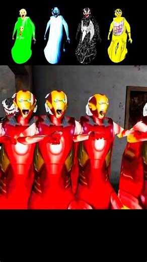 Granny Funny all Versions Collab Granny Dance 😂😂 #shorts #granny #bouncingball