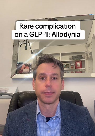 Dr. Daniel Rosen | MD, FACS (@drdanielrosen)’s video of allodynia glp1