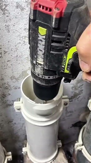 Innovative Drill Attachment for Cutting PVC Pipes from the Inside