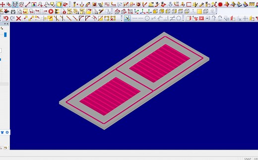 Alphacam教程之假百叶雕刻教程 fake louver making tutorial