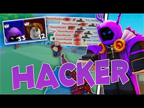 DESTROYING a Cheater in Arsenal! Roblox Arsenal Destroying hackers #2