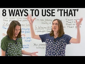 The Most Common Words in English: 8 ways to use ‘THAT’